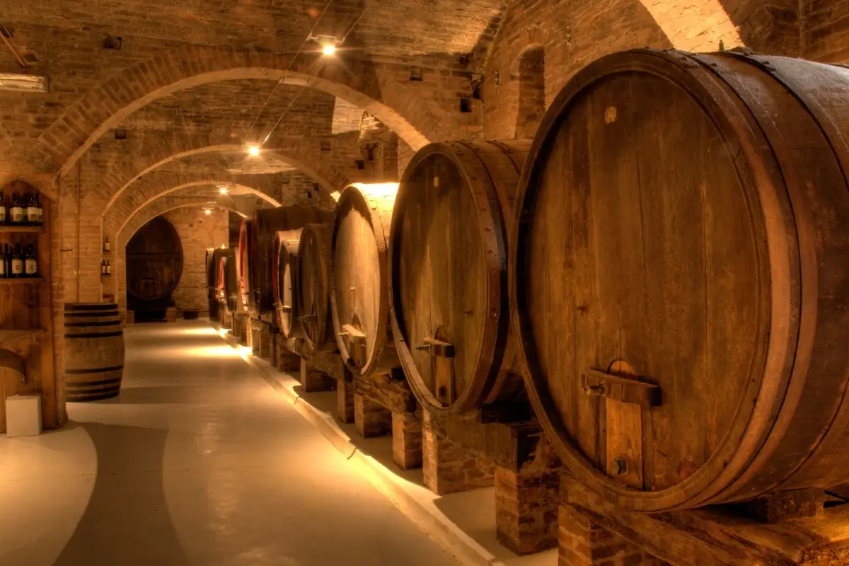 Cantina toscana - botti di vino - foto di Roberto Cerruti Vetrina toscana, un viaggio nel gusto della tradizione